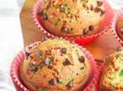 Christmas Muffins with Chocolate Chips
