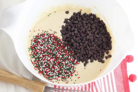 Christmas Muffins with Chocolate Chips