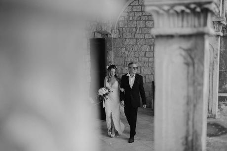 Outdoor wedding in a Croatian Island of Hvar