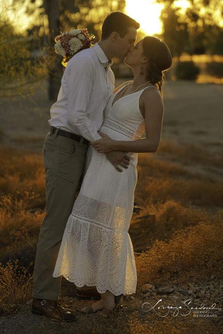 Newlyweds during a wedding photography shoot in Las vegas