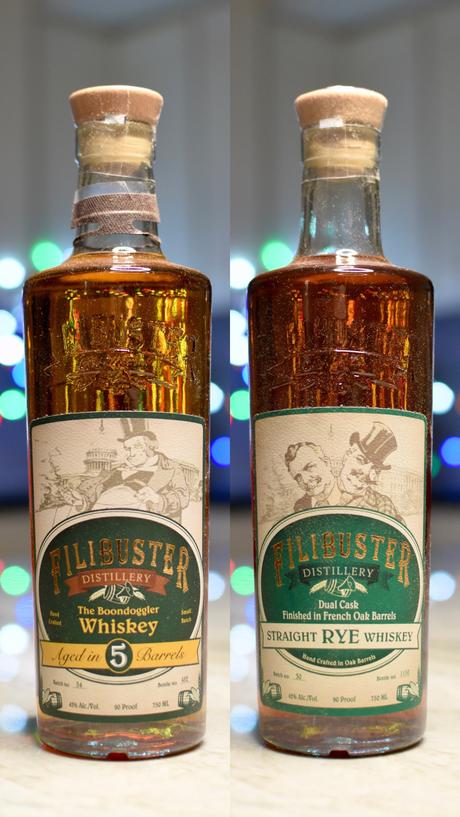 Filibuster The Boondoggler and Straight Rye Whiskey Reviews