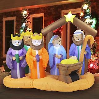 Bring Christmas Cheer to Your Home with Inflatables and Other Decorations from Joiedomi!