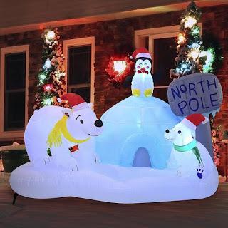 Bring Christmas Cheer to Your Home with Inflatables and Other Decorations from Joiedomi!