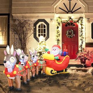 Bring Christmas Cheer to Your Home with Inflatables and Other Decorations from Joiedomi!