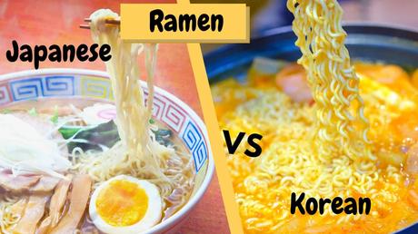 Japanese ramen vs korean ramen