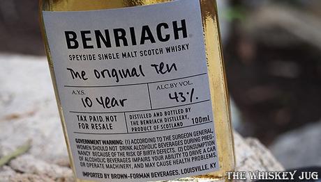 BenRiach The Original Ten Label