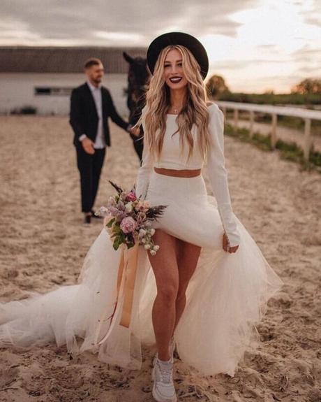 popular instagram posts 2020 simple with long sleeves bohemian wedding dresses qieva fashion