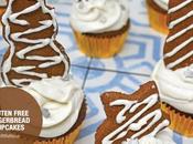 Gluten Free Gingerbread Cupcakes with Dairy Cream Cheese Frosting