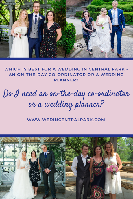 The difference between an on-the-day co-ordinator and a wedding planner