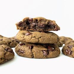Hojicha Chocolate Chip Cookies