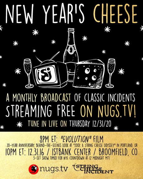 THE STRING CHEESE INCIDENT ANNOUNCES  FREE 7+ HOUR NEW YEAR'S STREAMING CELEBRATION  AS SPECIAL 'THANK YOU' TO FANS