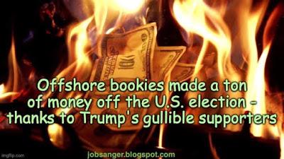 Bookies Made A Ton Of Money Off Trump's Supporters