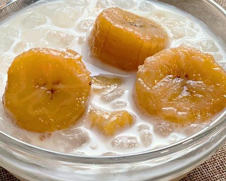 Saba Con Yelo Recipe – Plantain Banana in Syrup