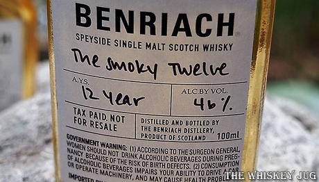 BenRiach Smoky Twelve Label