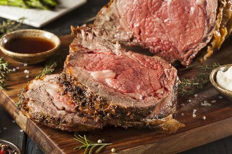Perfectly Cooked Prime Rib