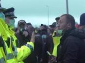 Tensions High Dover Stranded Drivers Seen Shouting Police
