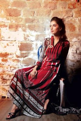 Mallal’s Designer Lawn Exclusive Eid Collection 2012 By Aamir Mallal & Rahil