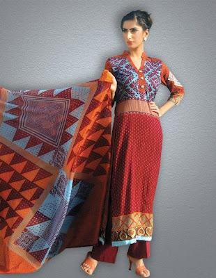 Mallal’s Designer Lawn Exclusive Eid Collection 2012 By Aamir Mallal & Rahil