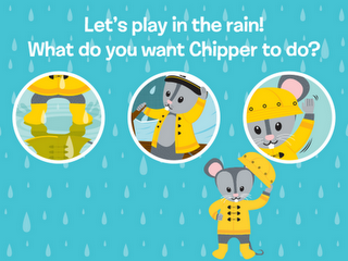 Chipper's Rainy Day Adventure iPad App Review