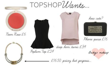 Topshop wants | what I'm lusting after...