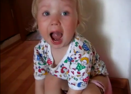 All girls react the same way to a camera?