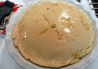 Erbazzone - Grease pie with garlic oil
