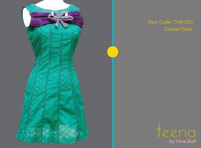 Teena by Hina Butt Latest Casual Wear Dresses 2012