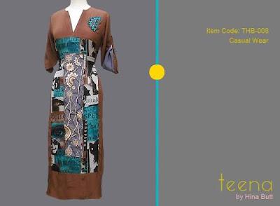 Teena by Hina Butt Latest Casual Wear Dresses 2012