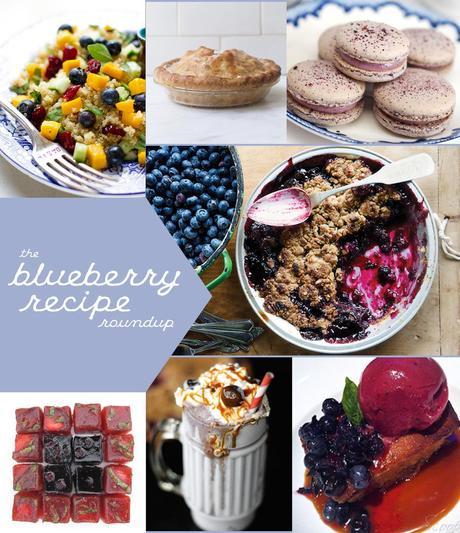 the blueberry recipe roundup