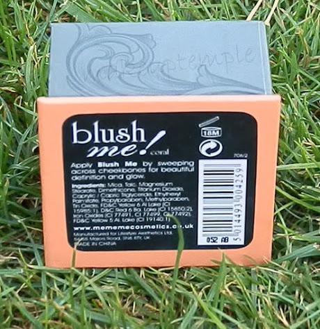 Product Reviews:Blush: MeMeMe: MeMeMe Blush Me Coral Blush Review & Swatches