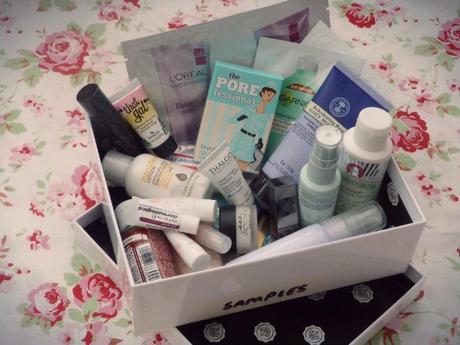 Beauty sample box