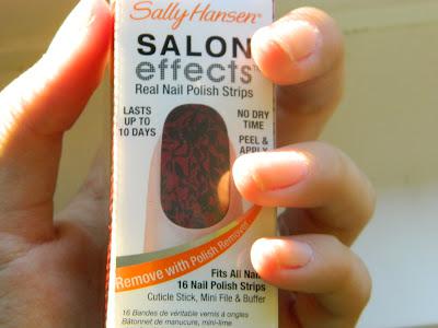 Sally Hansen Real Nail Polish Strips - How To Apply