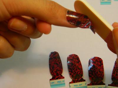 Sally Hansen Real Nail Polish Strips - How To Apply