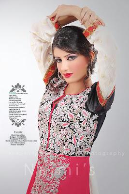 Latest Eid Dresses 2012 For Women By Najmis Designer