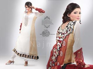 Latest Eid Dresses 2012 For Women By Najmis Designer