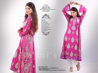 Latest Eid Dresses 2012 For Women By Najmis Designer