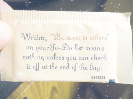 writing be sweet to others on your to do list means nothing unless you can check it off at the end of the day