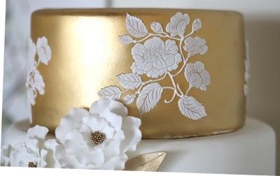 Beautiful Gold, Bird and Flowers Inspired Table by Cupcake