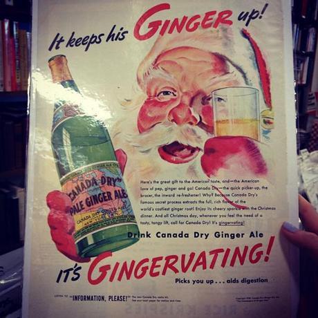 Beautiful Things of the Day: 5 Vintage Posters and Postcards (or) Santa?