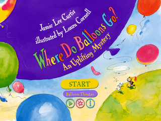 Where Do Balloons Go? iPad App, Menu Options