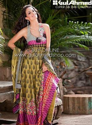 Gul Ahmad Eid Lawn Collection For Women 2012