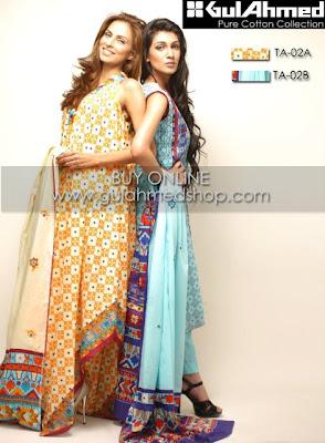 Gul Ahmad Eid Lawn Collection For Women 2012