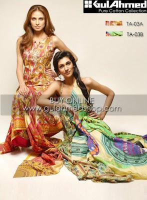 Gul Ahmad Eid Lawn Collection For Women 2012