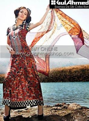 Gul Ahmad Eid Lawn Collection For Women 2012