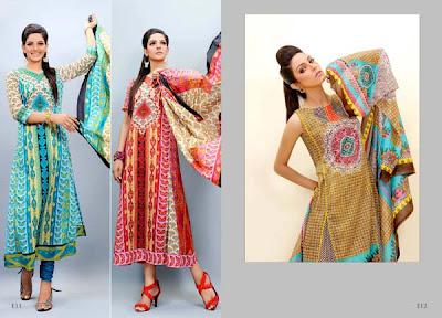 EIZA E9 Egyption Lawn Eid Summer Special Collection 2012 By UA Textiles