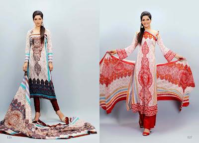 EIZA E9 Egyption Lawn Eid Summer Special Collection 2012 By UA Textiles