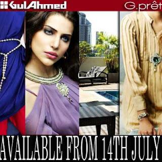 Gul Ahmad Latest G-Pret Collection For Eid  Mid Summer 2012