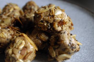 Nut Butter Truffles and Chia Seed Granola