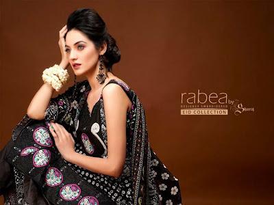 Rabea Designer Eid Collection 2012 Catalogue By Shariq Textiles
