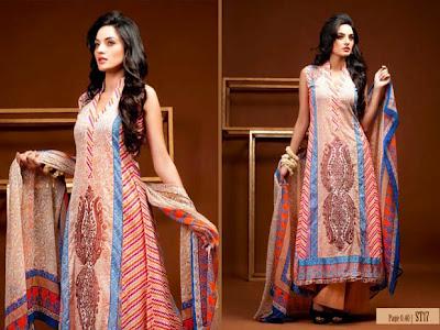 Rabea Designer Eid Collection 2012 Catalogue By Shariq Textiles